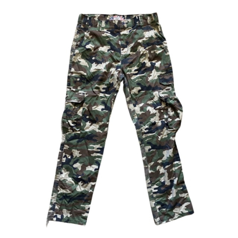 VINTAGE & CARGO CHAMS Men’s Cotton/Polyester Military Camo Size 32 / Inseam 29in